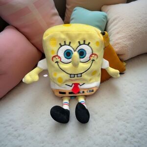 2010 Ty Beanie Babies Spongebob Squarpants Plush with Pencil